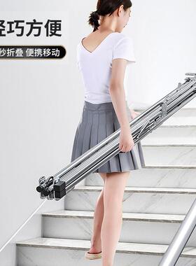 晾衣架落地折叠室内家用阳台室外不锈钢卧室凉伸缩式杆晒被子