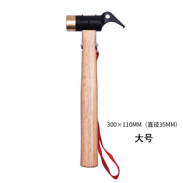 户外装备野营地钉锤帐篷铜锤野营铜锤木柄地钉锤槌大号拔钉器地钉,淘宝优惠券,粉丝福利购,淘宝优惠卷