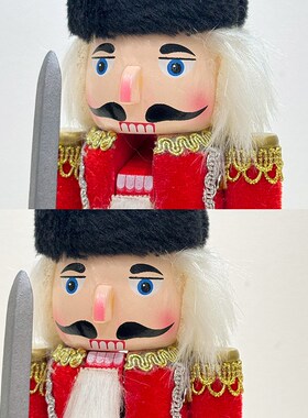 胡桃夹子圣诞送礼摆件店铺橱窗陈列木偶士兵儿童房酒柜家居