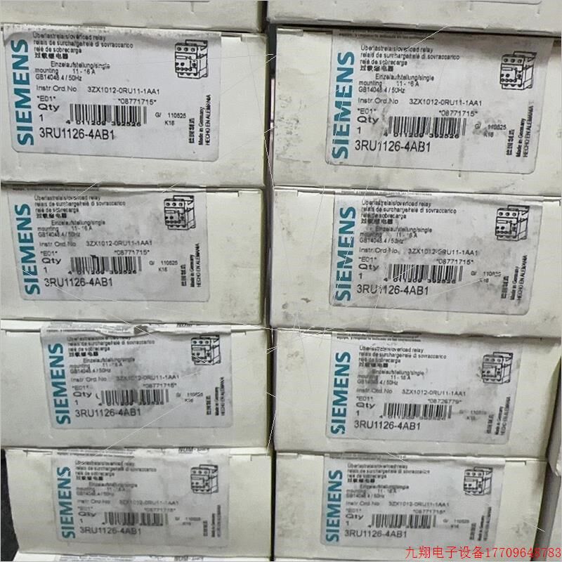 拍前询价:(议价)继电器 3RU1126-4AB1 3RU1116-1F - 图0