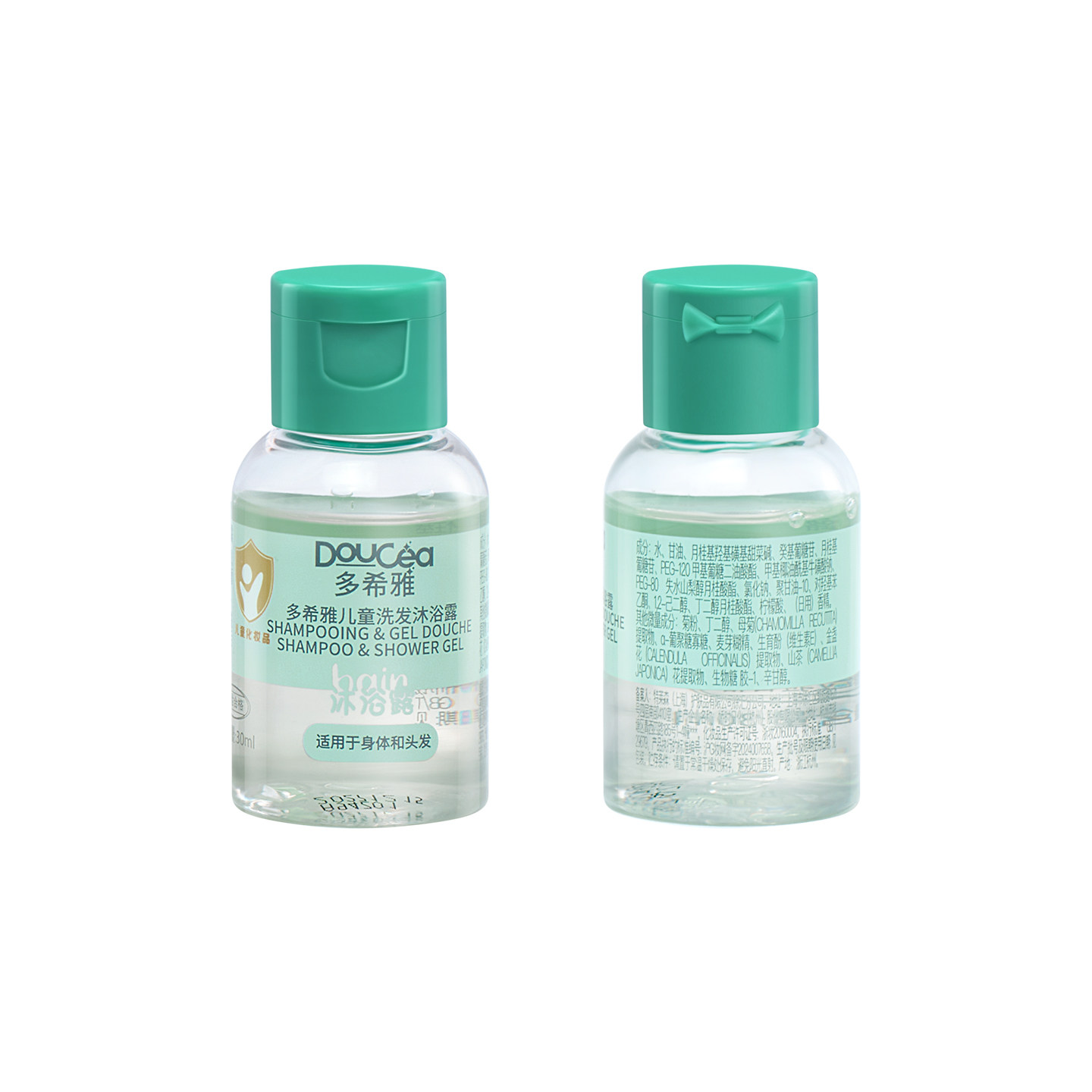 Doucea多希雅洗发沐浴二合一儿童沐浴露儿童沐浴温和清洁30ML
