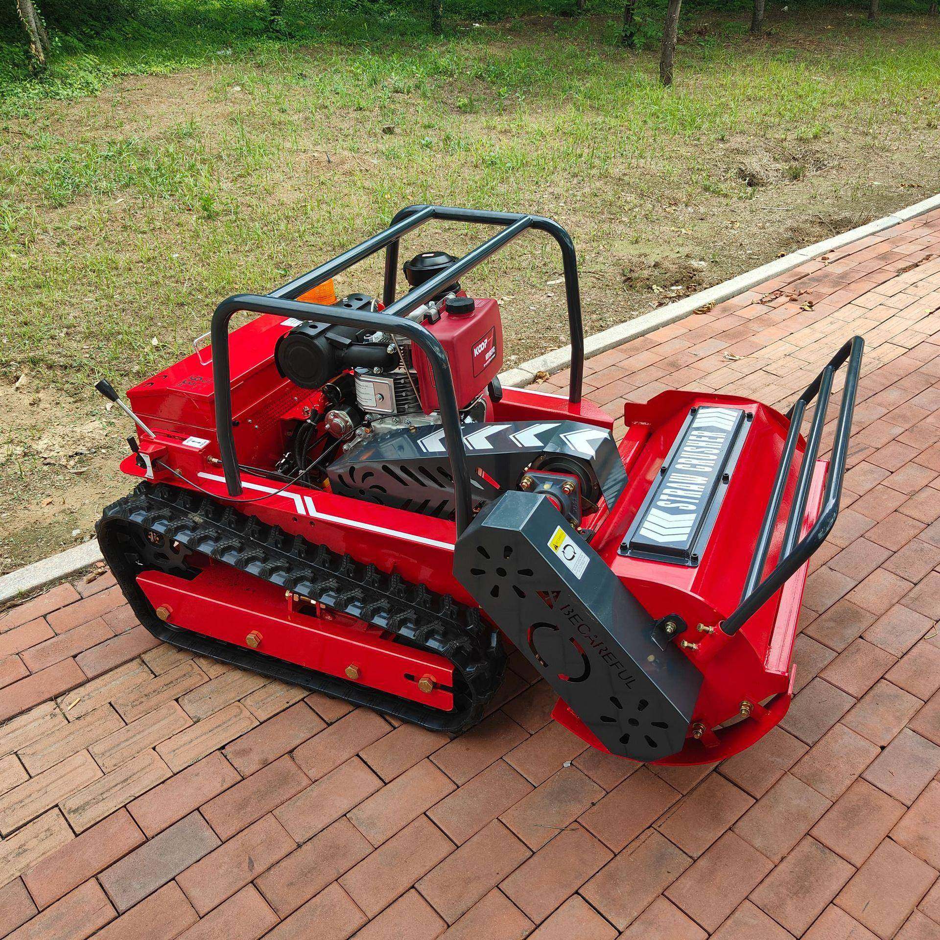 工厂生产直发柴油遥控割草机加装推雪铲可割草/铲雪一机多用,淘宝优惠券,粉丝福利购,淘宝优惠卷