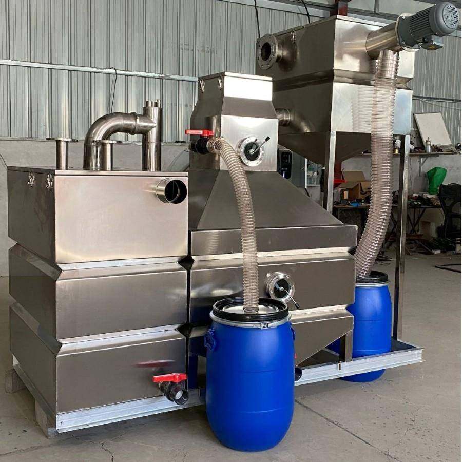 酒店三级过滤自动隔油池封闭式304不锈钢隔油提升一体化设备餐饮,淘宝优惠券,粉丝福利购,淘宝优惠卷