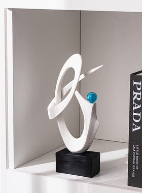 轻奢高档凤羽抽象艺术p摆件家居客厅电视柜酒柜办公室高级感装饰