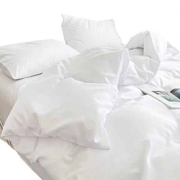 民宿酒店专用被套四件套隔脏白色床单宾馆床上用品被子被褥全套3,淘宝优惠券,粉丝福利购,淘宝优惠卷