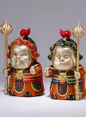 黄铜摆件《守宅小门神n》客厅家居饰品礼品桌面客厅工艺礼品摆饰