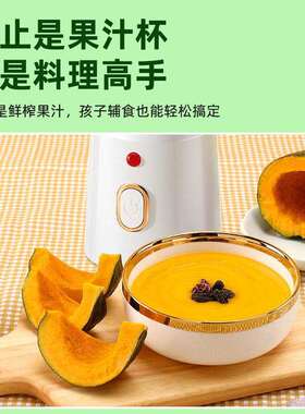 榨汁杯果汁机电动双杯榨汁机便携式充电小型辅食碎冰家用多功能机