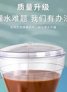 厂家直销果汁机商用50L大容量自助饮料机冷热双温豆浆机跨境热卖