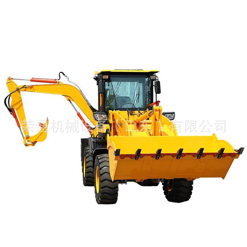 挖掘装载一体机两头忙小型农用工程多功能轮式一体反铲装载机,淘宝优惠券,粉丝福利购,淘宝优惠卷