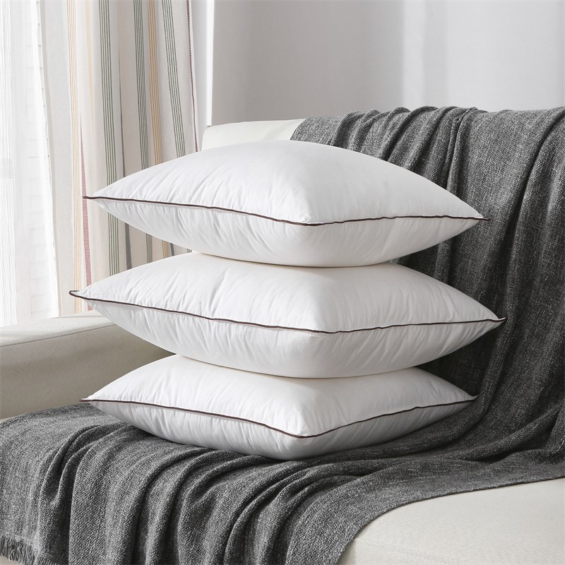 羽绒抱枕芯90白鸭绒鹅毛靠枕芯沙发腰枕内胆酒店床头靠包大靠垫芯 - 图3