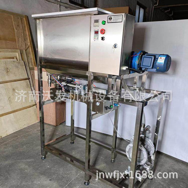 大型搅拌湿猫粮灌装机山东宠物肉泥气动罐装加工全自动,淘宝优惠券,粉丝福利购,淘宝优惠卷