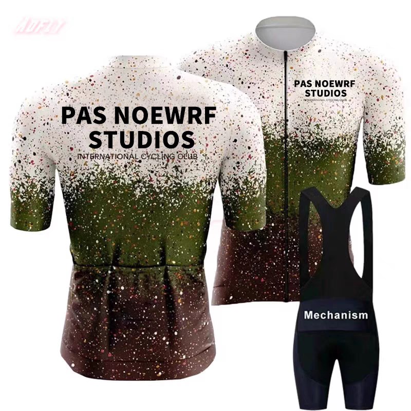 PNS 公路自行车夏季骑行服男女短袖牛奶丝面料舒适透气骑行套装 - 图0