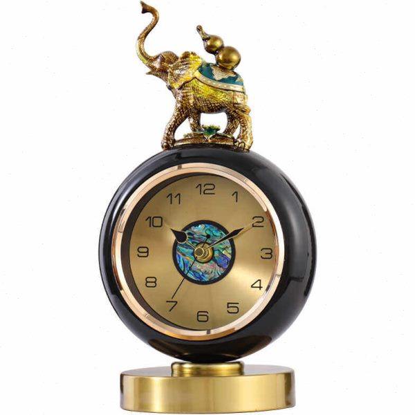 家用客厅轻奢高档台式摆钟桌面摆件静音装饰座钟高端大气艺术时钟,淘宝优惠券,粉丝福利购,淘宝优惠卷