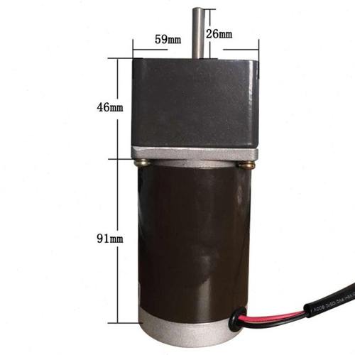CZ9202电动餐桌转盘专用电机 直流12V24V 酒饭店维修配件可正反转 - 图2