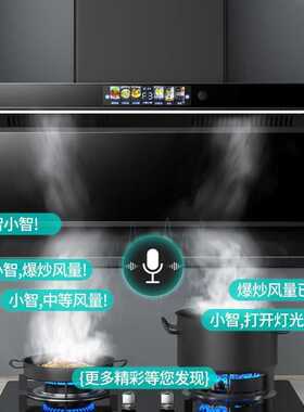 油烟机家用顶侧双吸7字型大吸力抽油烟机壁挂式出租房直销