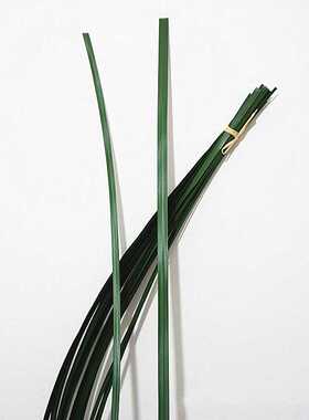 仿真花假花插花线条造型材料仿真剑叶扁草18片细叶假花 高仿真