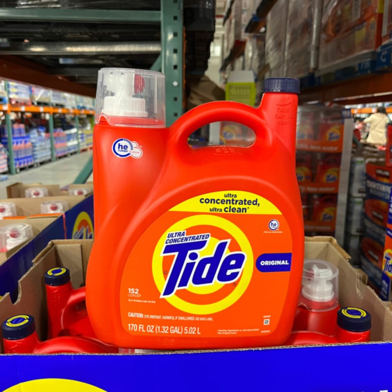 现货 美国Tide汰渍三色洗衣球凝珠4合1浓缩速溶增艳白洁净104粒 - 图1