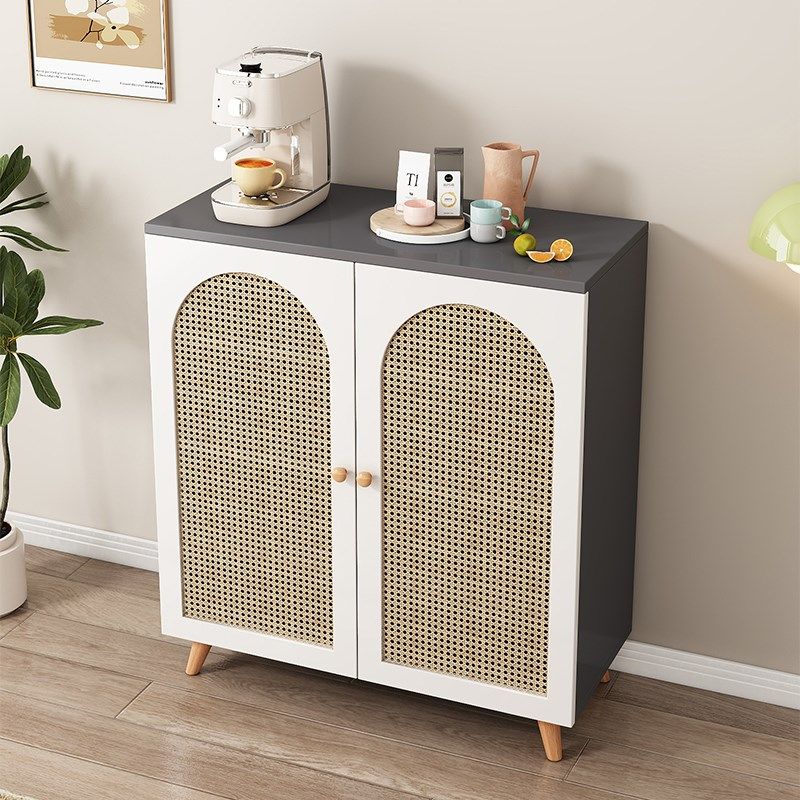 餐边柜藤编原木白色柜子x客厅斗柜靠墙置物柜储物柜茶水柜,淘宝优惠券,粉丝福利购,淘宝优惠卷