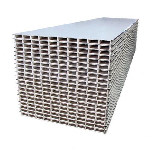 板制玻镁板隔墙板芯保温板夹彩钢板复合防火空机岩棉板中净化吊顶 - 图3