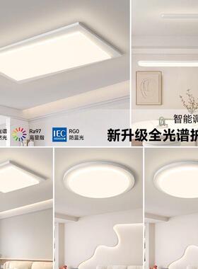 极简客厅灯吸顶灯现代简约新款长方形主灯护眼大气家用房间卧室灯