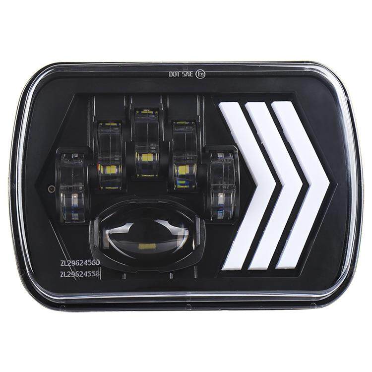 5X7七寸方灯6X7切诺基远近光头灯55W新款牧马人改装车LED前大灯 - 图1