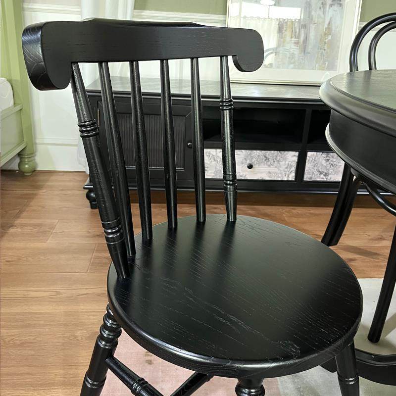 K8法式中古餐椅艾莎椅复古实木餐椅餐厅原木椅子家用休闲书房书桌,淘宝优惠券,粉丝福利购,淘宝优惠卷