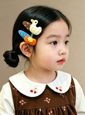 宝宝可爱发夹2026年新款儿童韩系卡通发卡女童头饰小女孩高端夹子