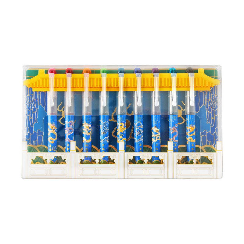 People's Gift Kowloon Huazhang Straight Liquid Gel Pen