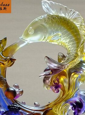 开业班德拉斯礼物创意新居摆件家居饰品酒柜送朋友店铺琉璃乔迁