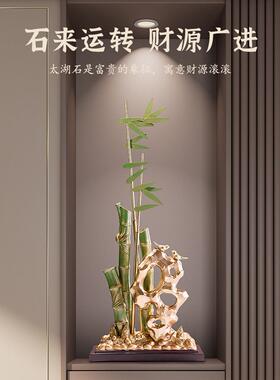盛盛竹制入口装饰品高端小众客厅装饰工艺品乔迁礼品