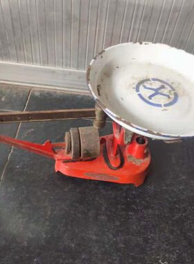 70年代老盘秤民俗老物件连盘秤天平秤怀旧老农村摆件影视道具收藏