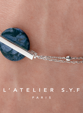 L’ATELIER S.Y.F彼得石手链女款手镯轻奢小众精致天然石原创礼物
