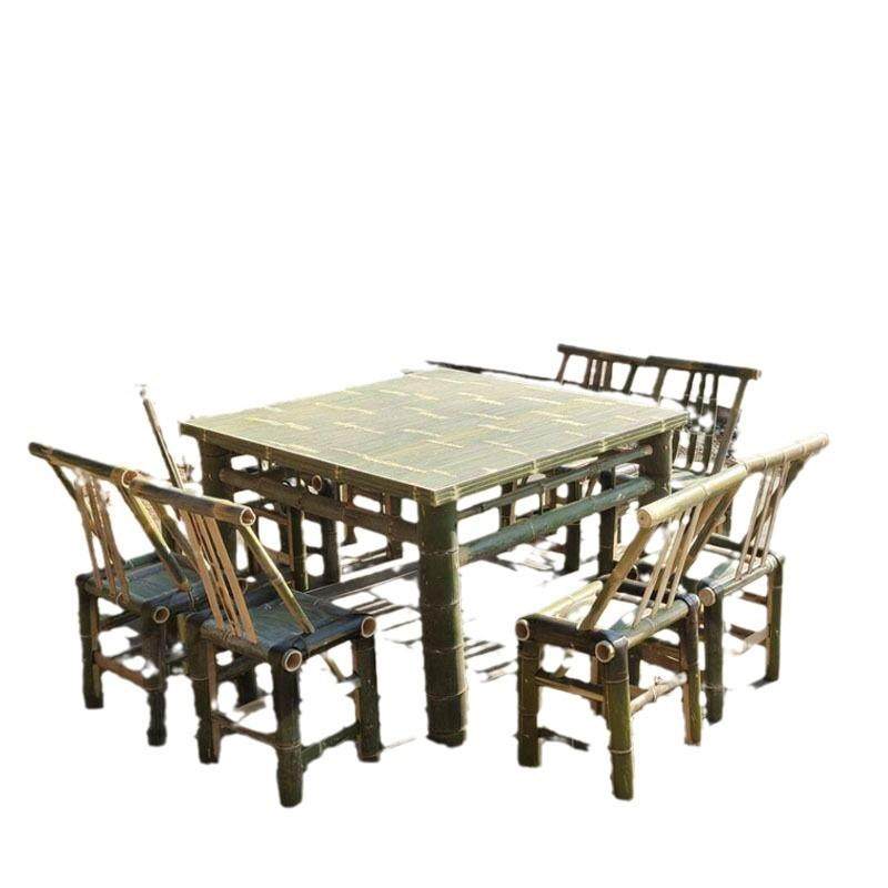 竹椅子老式竹阳台茶桌竹桌子竹编室外桌子手工竹桌椅子庭院桌椅,淘宝优惠券,粉丝福利购,淘宝优惠卷