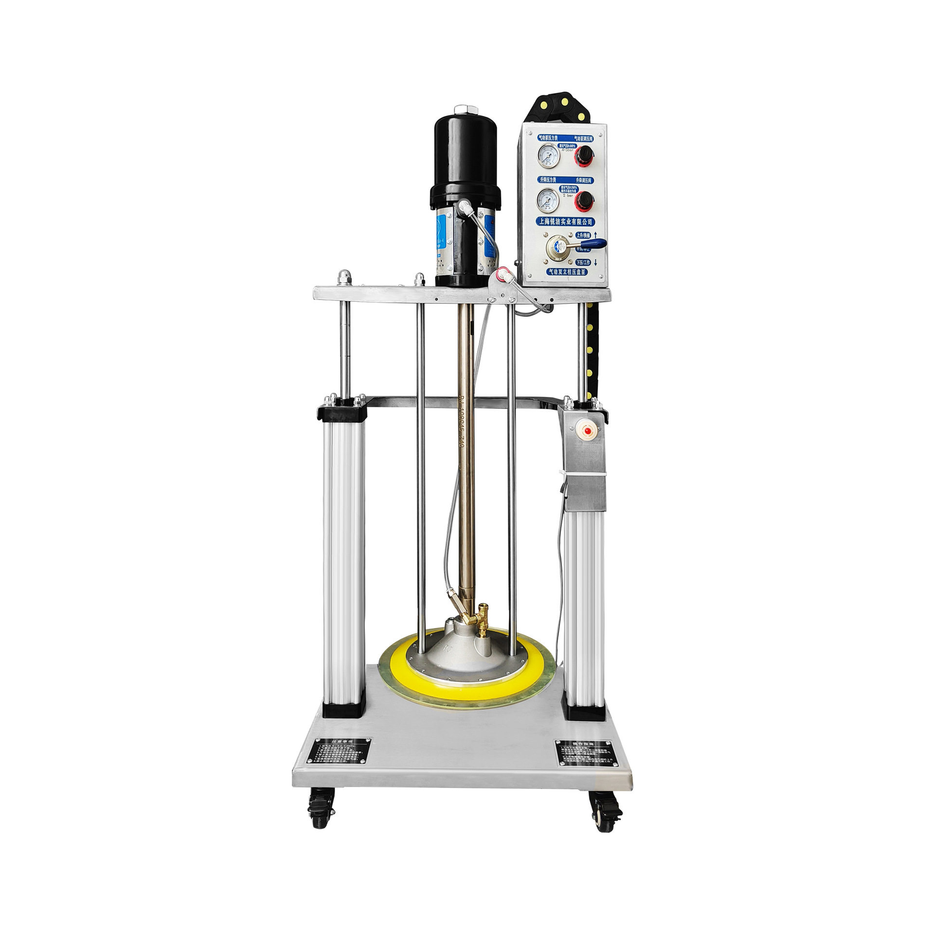 锐洁RJ-108C45-32L定量黄油加注机双立柱注油机气动油脂泵齿轮轴,淘宝优惠券,粉丝福利购,淘宝优惠卷