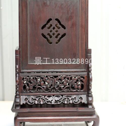 中式 复古 红木花梨苏钟南京钟双铃机械机芯报时报刻高度570 - 图1