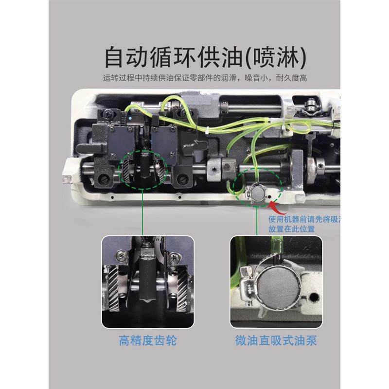 842/872双针缝纫机工业直驱全自动做牛仔帐篷衬衫压双线平缝机,淘宝优惠券,粉丝福利购,淘宝优惠卷