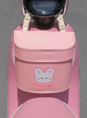 新款电动车前置通用挂物包可爱z卡通挂袋悬挂式大容量储物收纳包