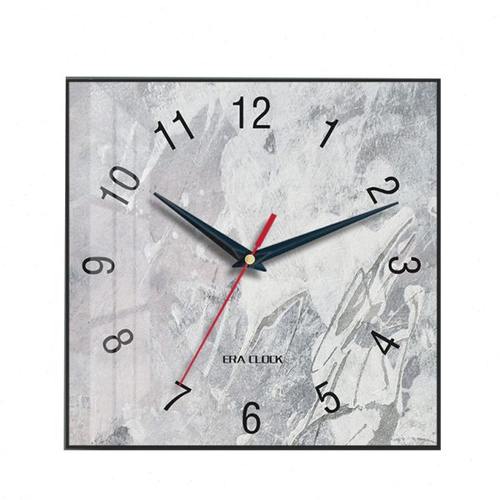 方形钟表挂钟客厅现代简约时尚轻奢创意2024新款灰色餐厅时钟挂墙 - 图3