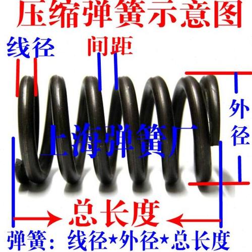压缩弹簧回弹大压簧6mm*外径28 30 36 38 40 42 45*长300长短有货 - 图3