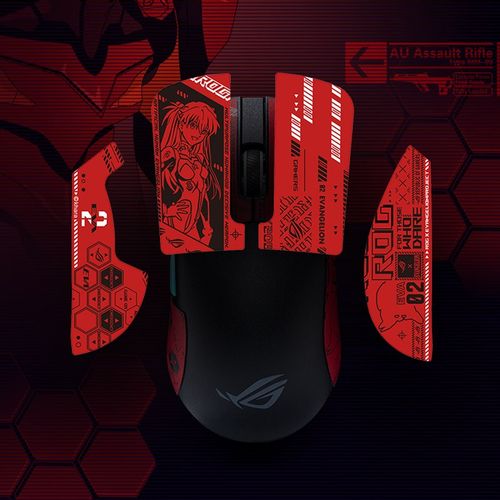 ROG龙鳞鼠标月刃2 Ace战刃3无线AP 36K防滑贴纸防汗EVA明日香联名 - 图0