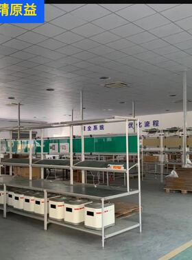 供应第三代精益管工作台铝合金线棒检验打包桌防静电操作台