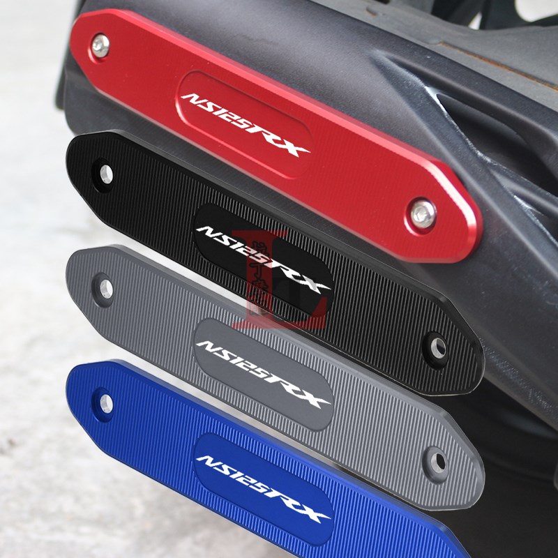 适用本田裂刃125 NS125RX改装排气管装饰盖消声器侧罩防烫保护板 - 图0