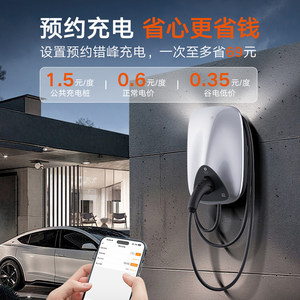 星星充电桩特斯拉modely 适用小米理想新能源汽车家用7kw充电枪