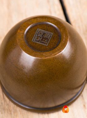 小水缸 古韵禅意客厅茶道摆件铜用品碗佛前供水碗 1个