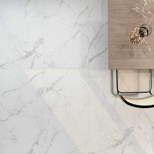 寒江雪 奶白色柔光岩板大理石天鹅绒瓷砖750x1500客厅地砖卫生间 - 图1