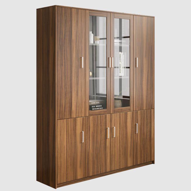 办公室文件柜木质资料柜档案柜书柜板式储物柜子带锁带玻璃门组合,淘宝优惠券,粉丝福利购,淘宝优惠卷