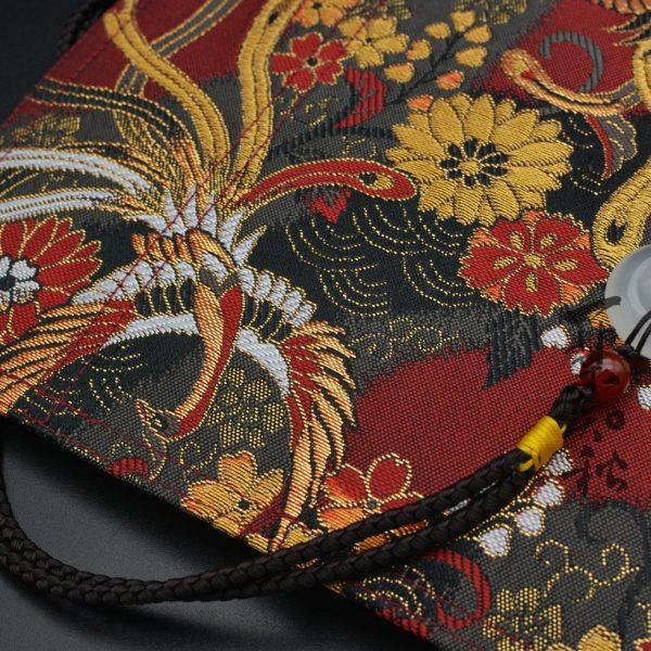 【包邮】一叶知秋手作 钢笔 笔帘【鸾凤】西阵织 进口面料,淘宝优惠券,粉丝福利购,淘宝优惠卷