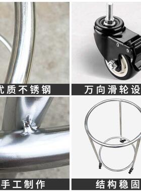 待销文件袋架子铝合金建包架铁架保密袋打包架销毁袋Z型架子
