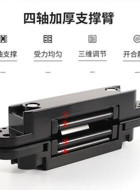 隐形门合页隐形暗门铰链暗藏静音三维可调十字木门外开隐藏门合页