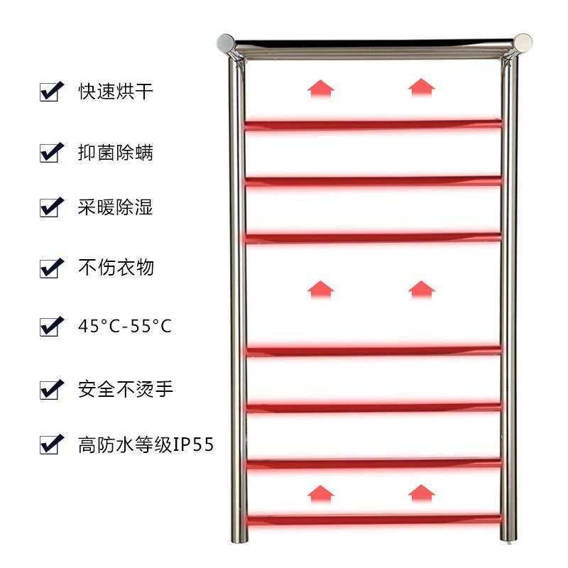 ONDA.WARMER 浴室智能电热浴巾架不锈钢浴室置物架毛巾烘干架,淘宝优惠券,粉丝福利购,淘宝优惠卷